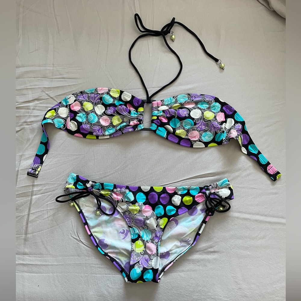 Multicolor dots bikini - Picture 2 of 4